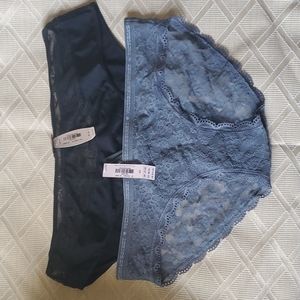2 Victoria Secret panties size small and medium